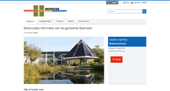 Desktop Screenshot of gemeentebestuur.beemster.net
